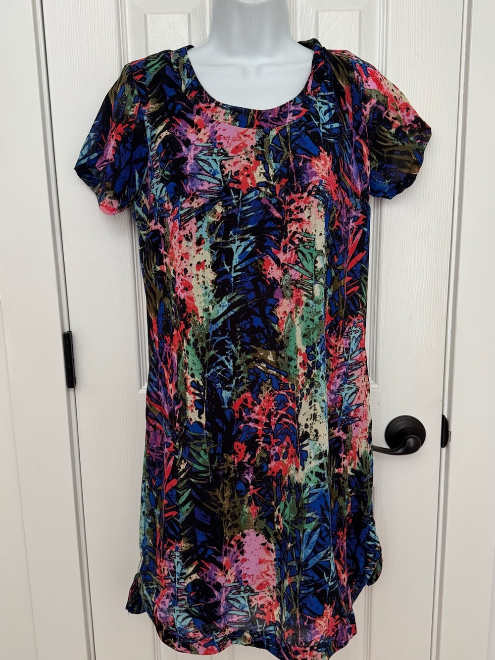 Japna Multicolor Floral Print Casual Dress